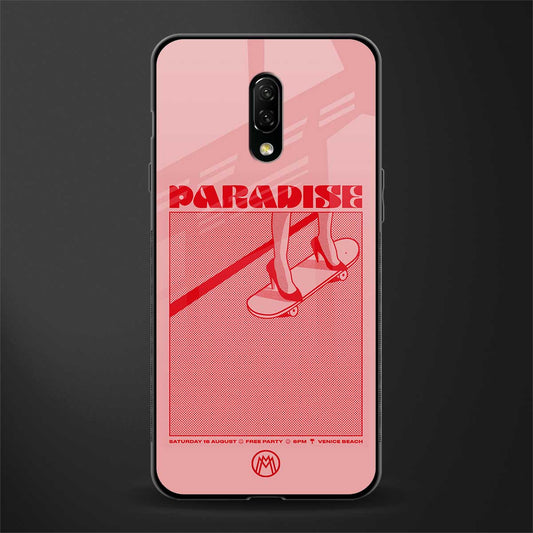 paradise glass case for oneplus 7 image