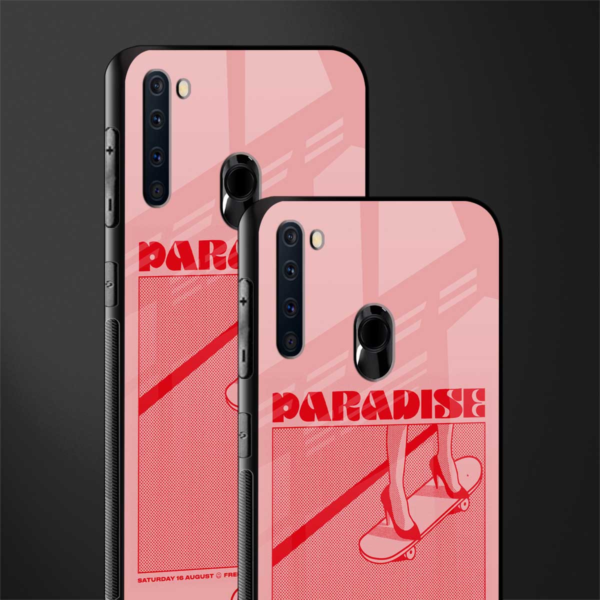 paradise glass case for samsung a21 image-2