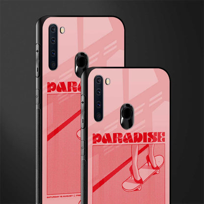 paradise glass case for samsung a21 image-2
