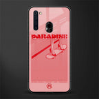 paradise glass case for samsung a21 image