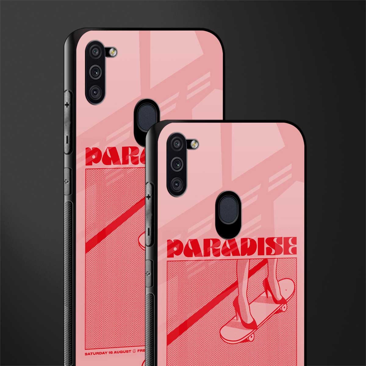 paradise glass case for samsung galaxy m11 image-2