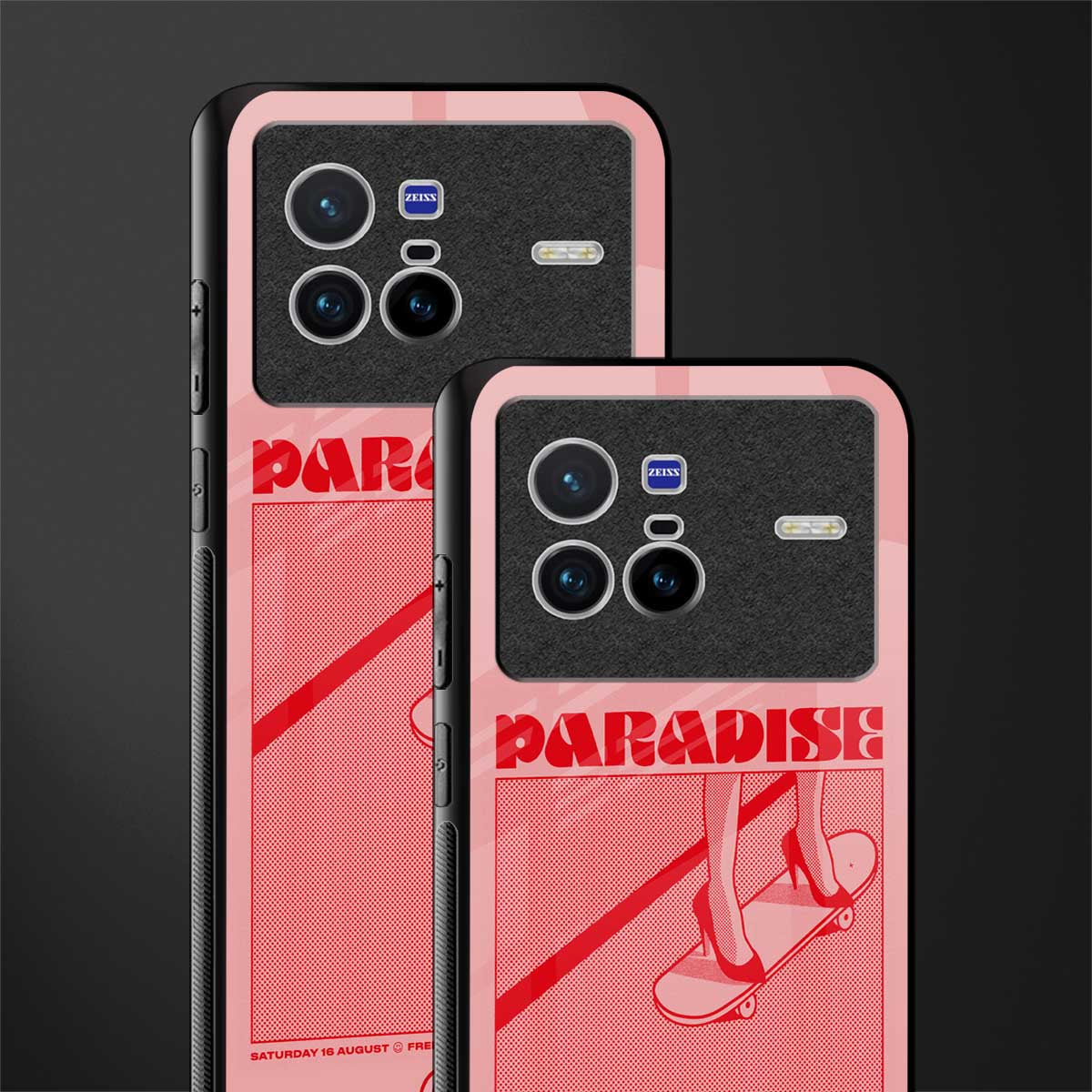 paradise glass case for vivo x80 image-2