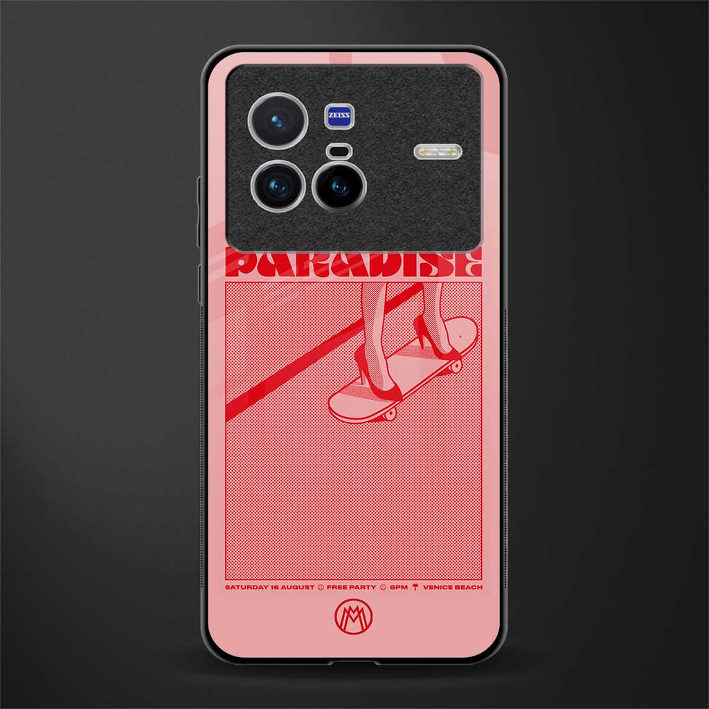 paradise glass case for vivo x80 image