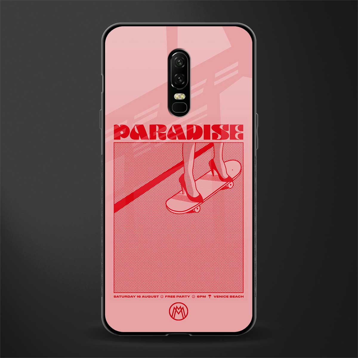 paradise glass case for oneplus 6 image