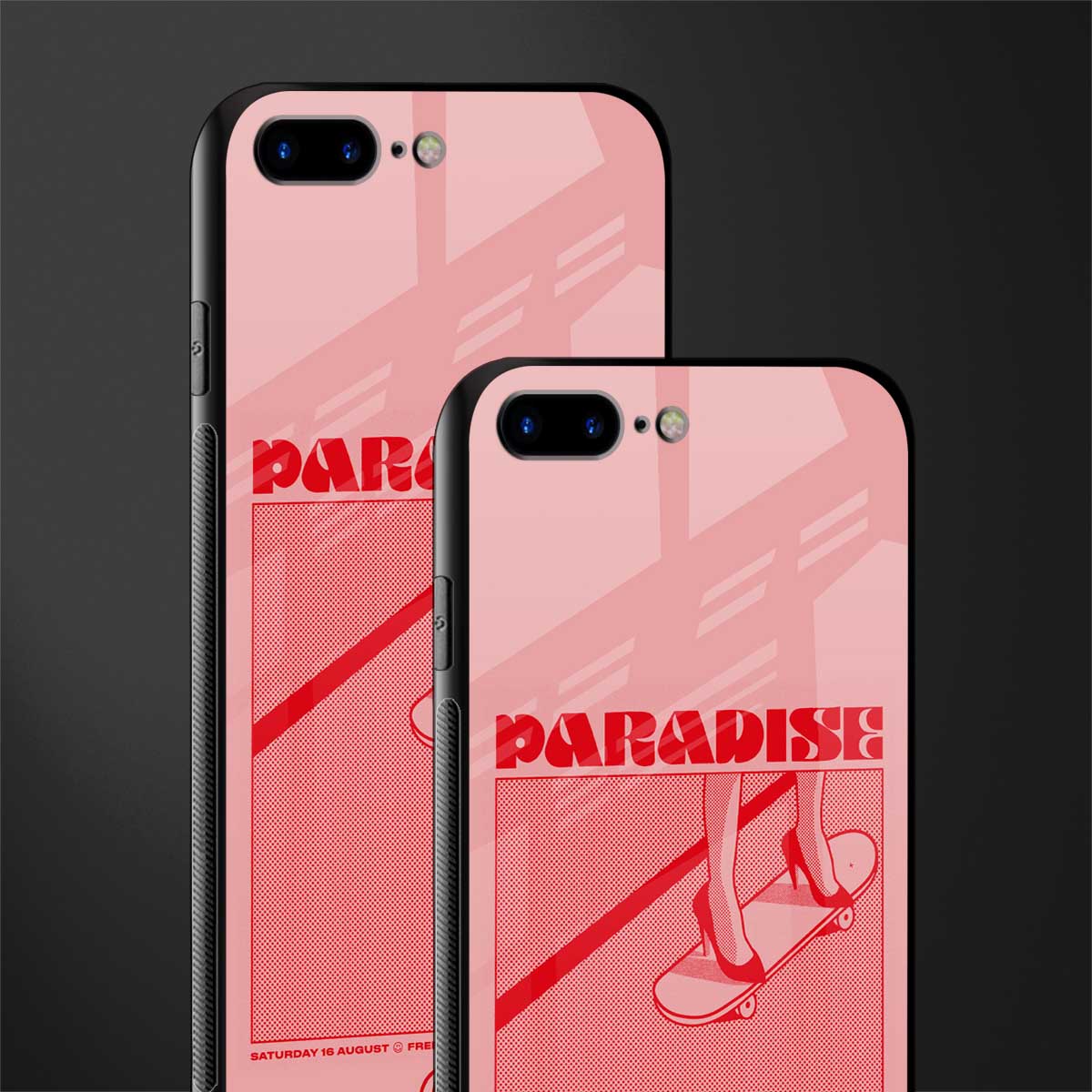 paradise glass case for iphone 7 plus image-2