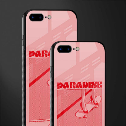 paradise glass case for iphone 7 plus image-2