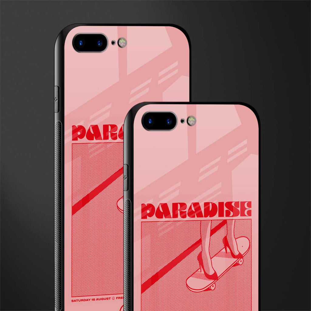 paradise glass case for iphone 8 plus image-2