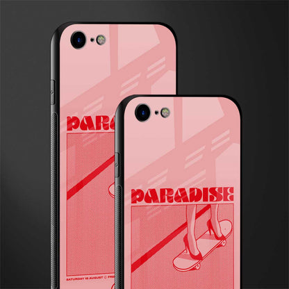 paradise glass case for iphone 8 image-2