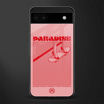 paradise back phone cover | glass case for google pixel 6a