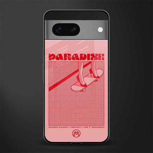 paradise back phone cover | glass case for google pixel 7