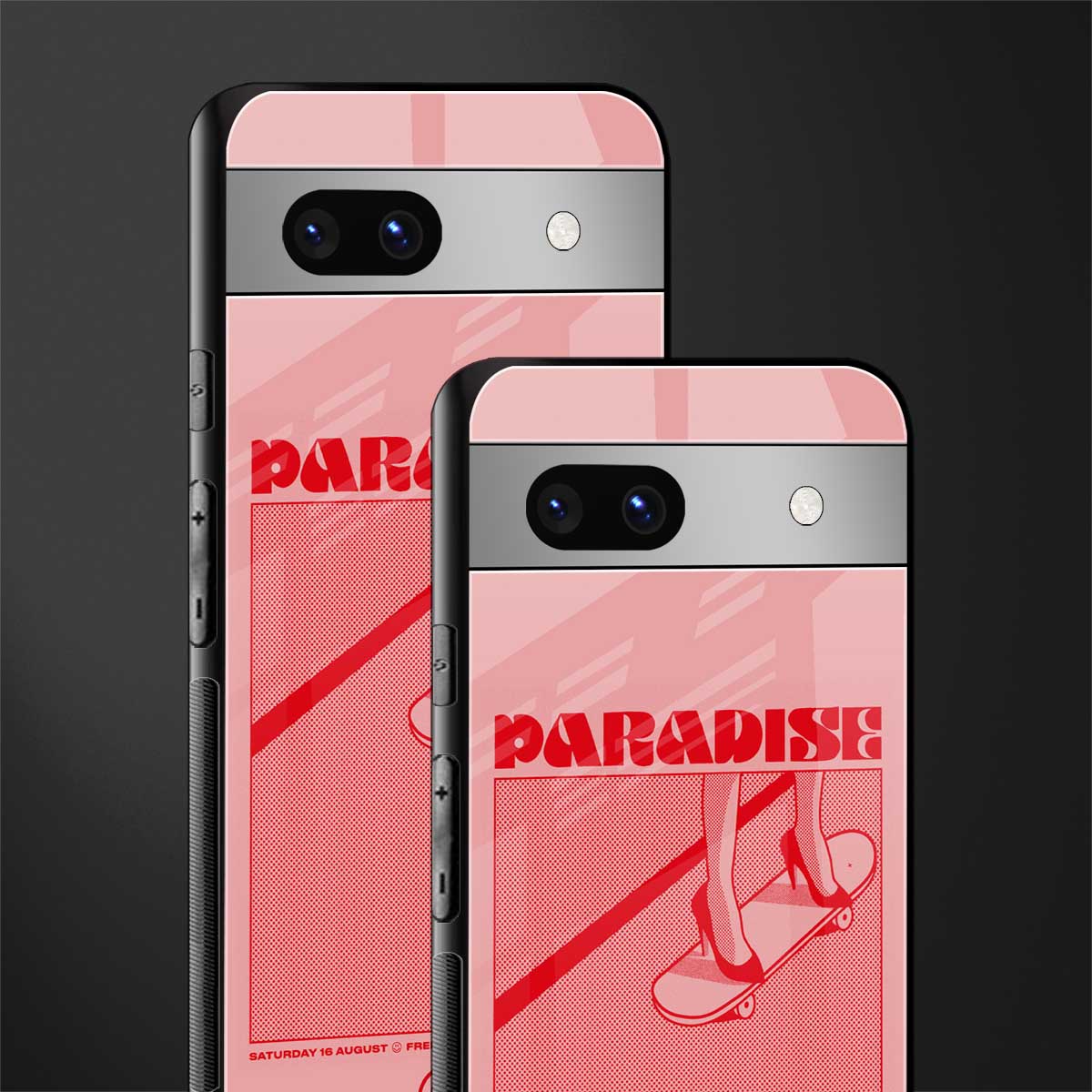 paradise back phone cover | glass case for Google Pixel 7A