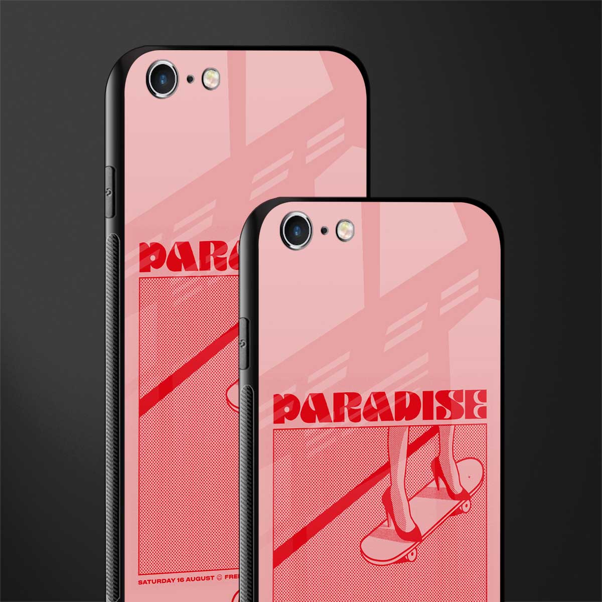 paradise glass case for iphone 6 plus image-2