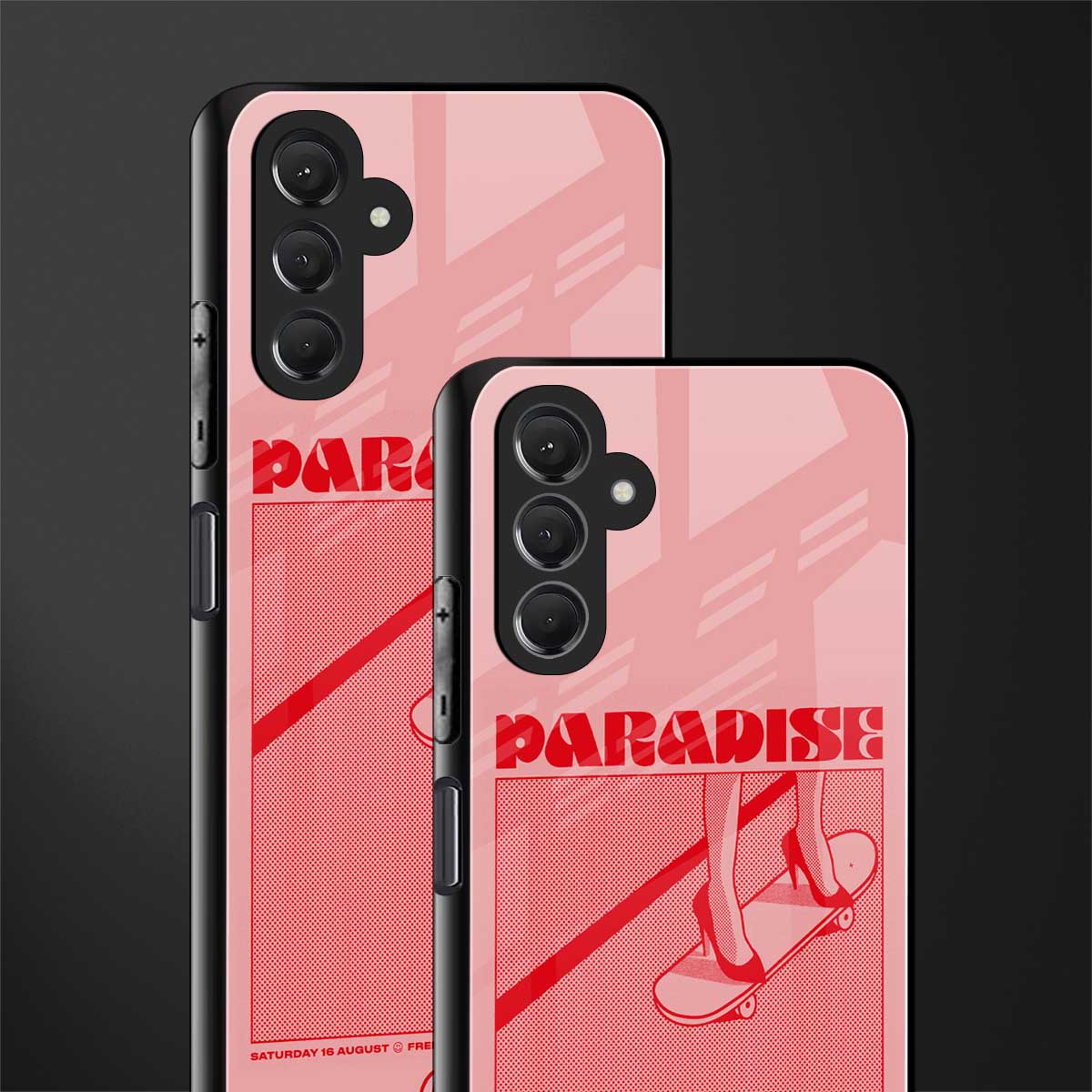 paradise back phone cover | glass case for samsun galaxy a24 4g