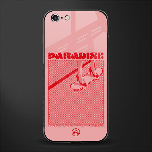 paradise glass case for iphone 6 image