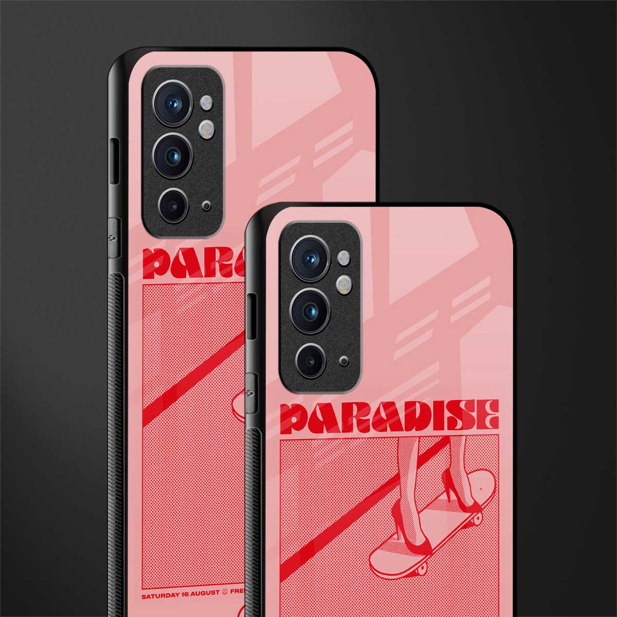paradise glass case for oneplus 9rt image-2