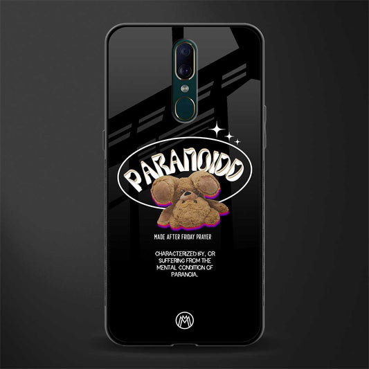 paranoid glass case for oppo a9 image