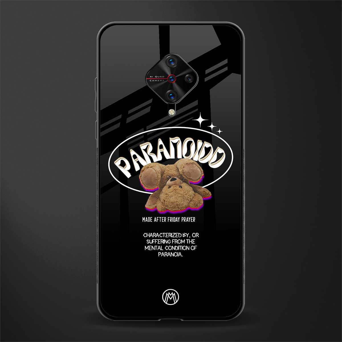 paranoid glass case for vivo s1 pro image