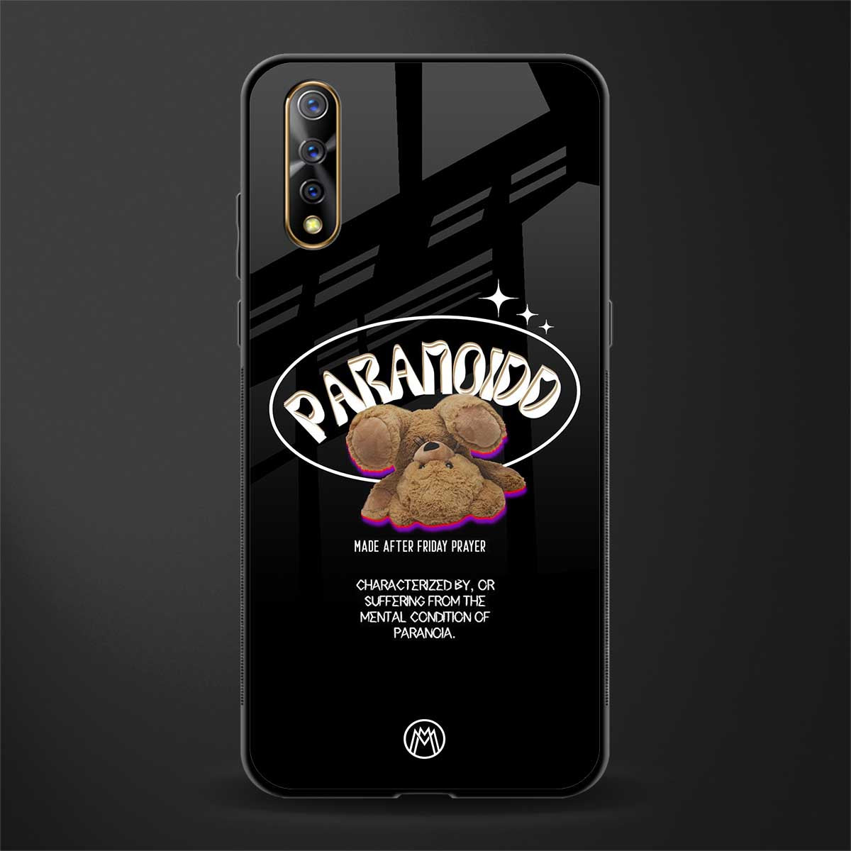 paranoid glass case for vivo z1x image