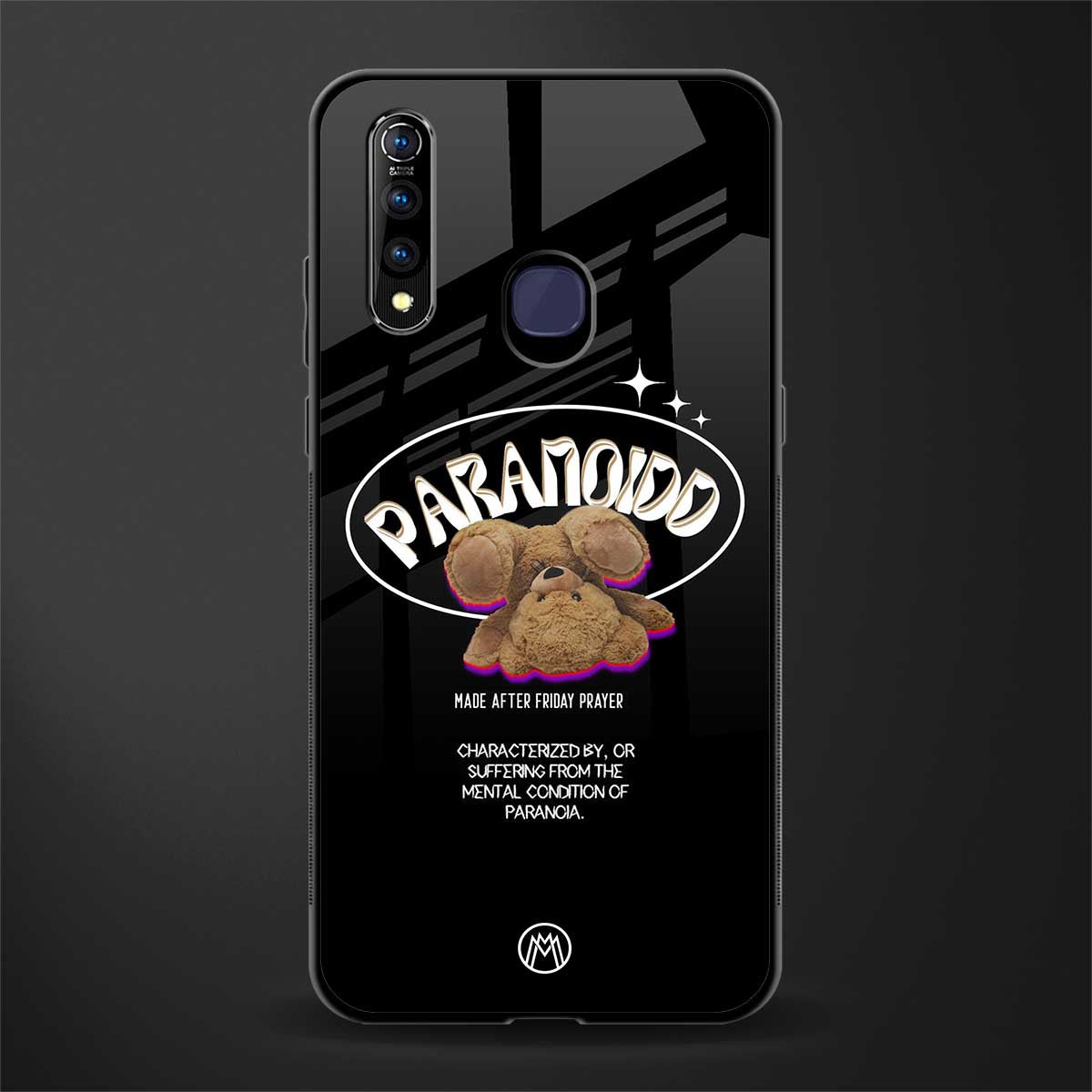 paranoid glass case for vivo z1 pro image