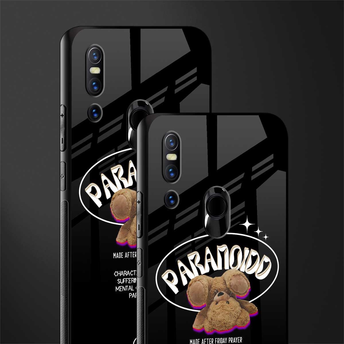 paranoid glass case for vivo v15 image-2