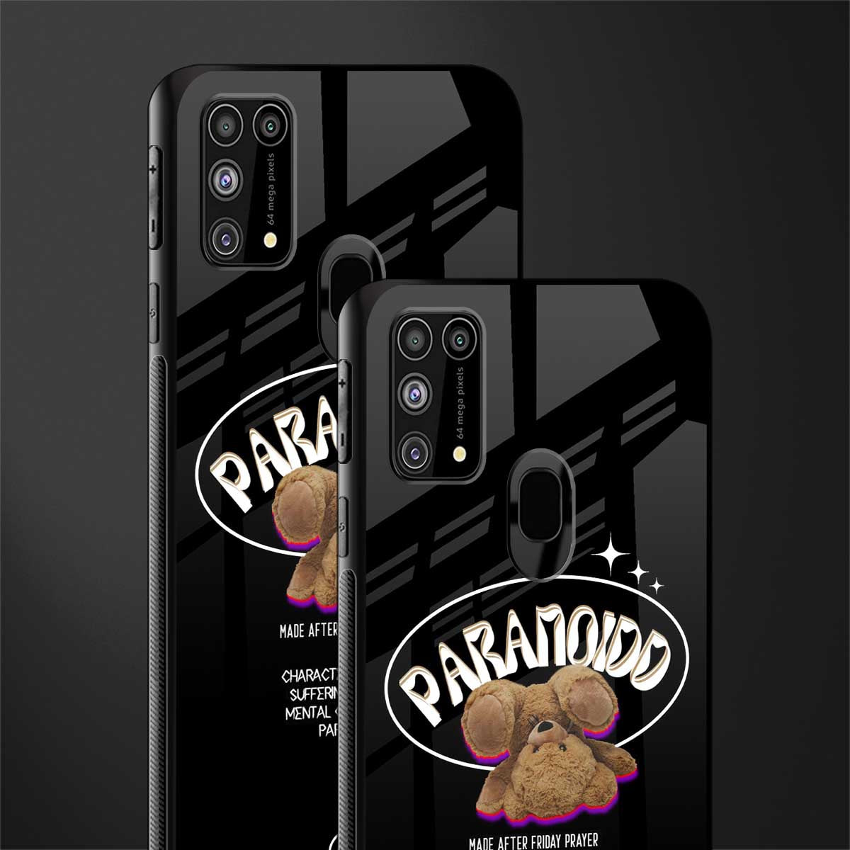 paranoid glass case for samsung galaxy f41 image-2