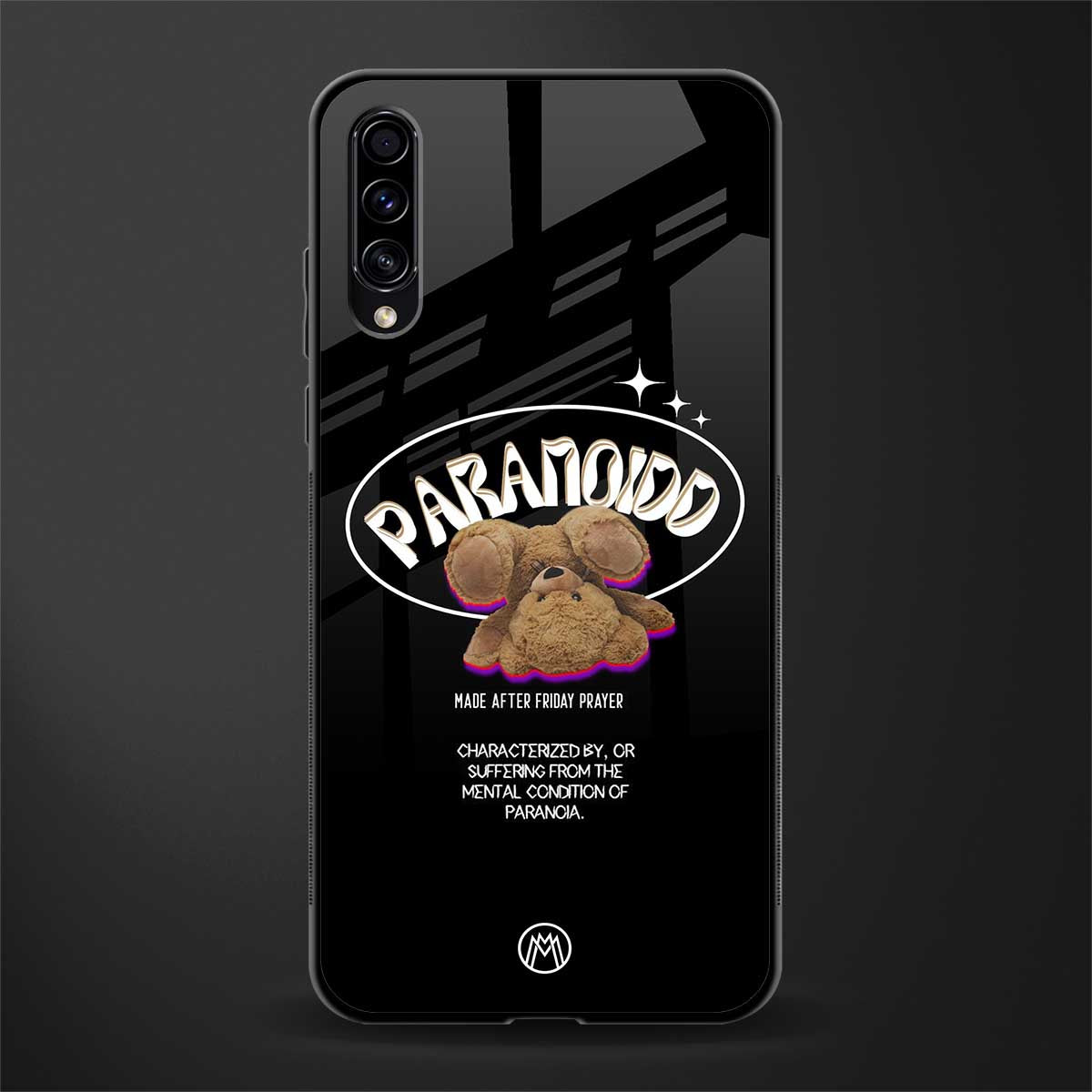 paranoid glass case for samsung galaxy a30s image