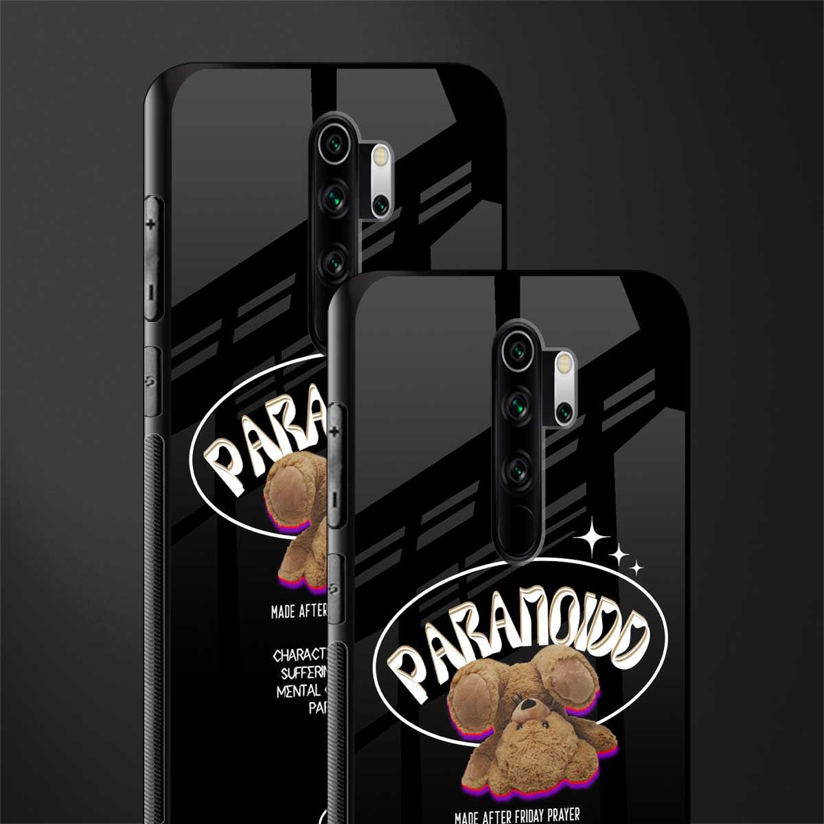 paranoid glass case for redmi note 8 pro image-2