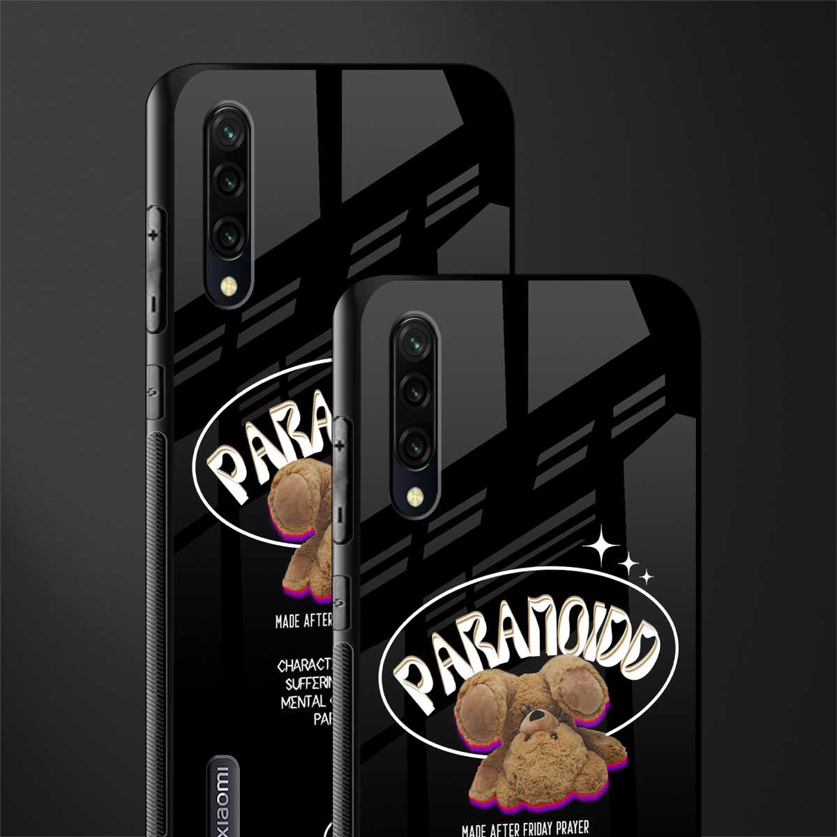 paranoid glass case for mi a3 redmi a3 image-2