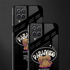paranoid back phone cover | glass case for samsung galaxy a22 4g