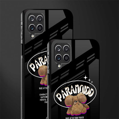 paranoid back phone cover | glass case for samsung galaxy a22 4g