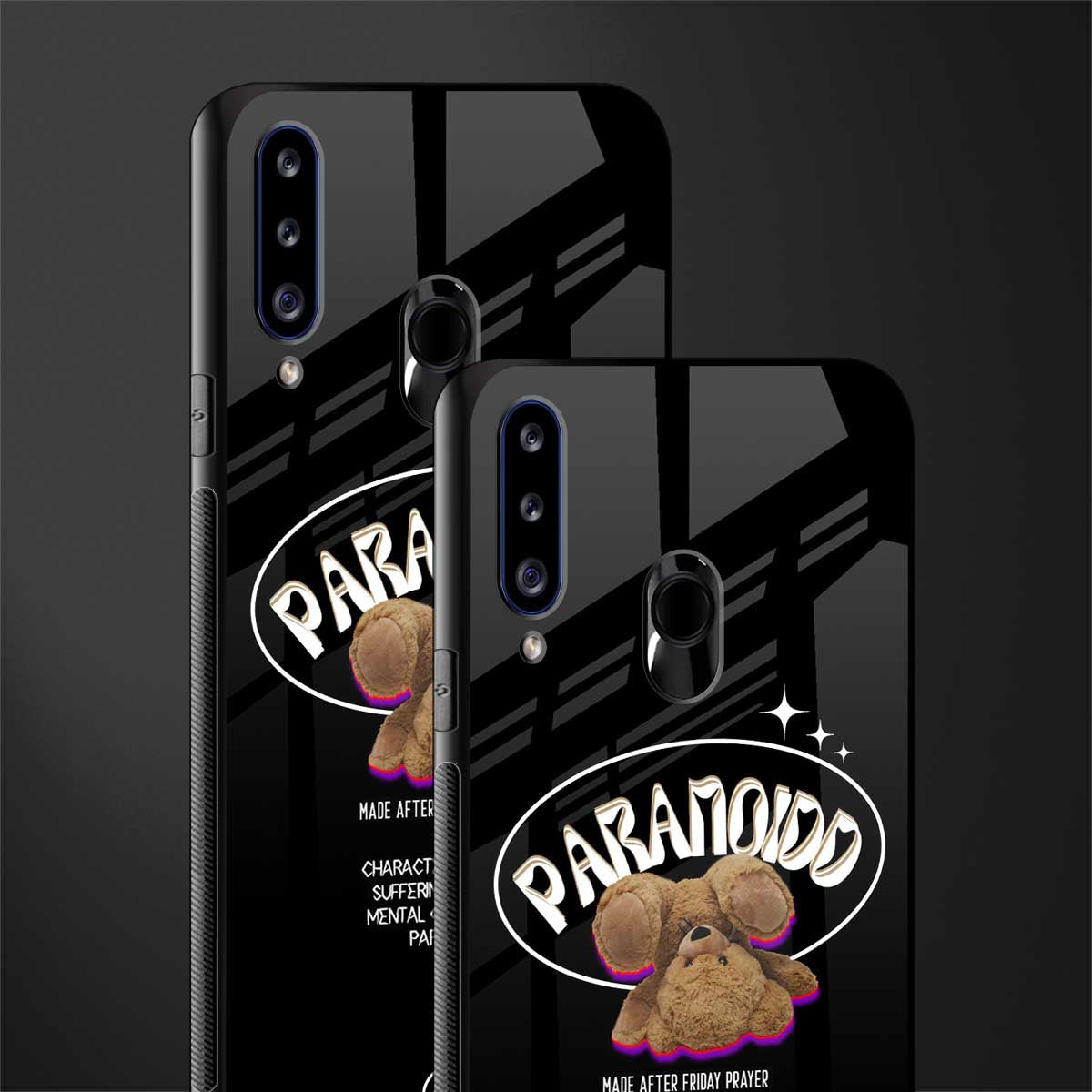 paranoid glass case for samsung galaxy a20s image-2