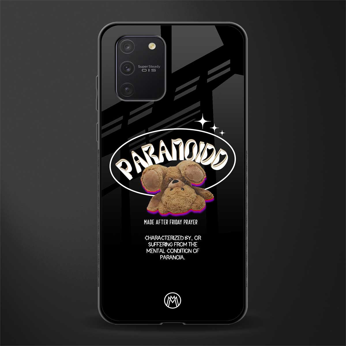 paranoid glass case for samsung galaxy a91 image