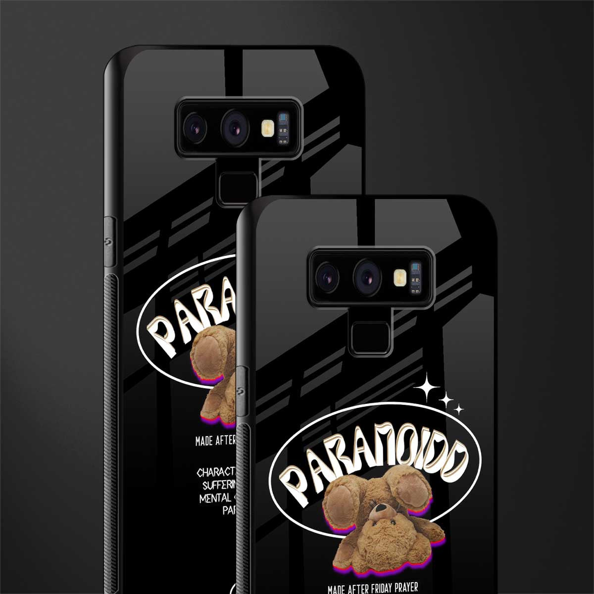 paranoid glass case for samsung galaxy note 9 image-2