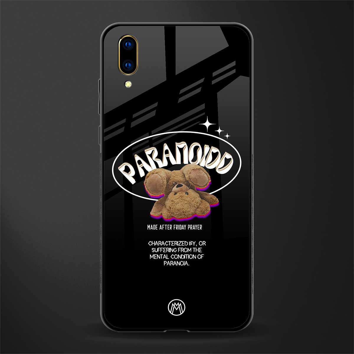 paranoid glass case for vivo v11 pro image