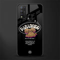 paranoid glass case for vivo y30 image