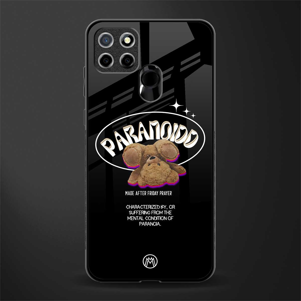 paranoid glass case for realme c25 realme c25s image