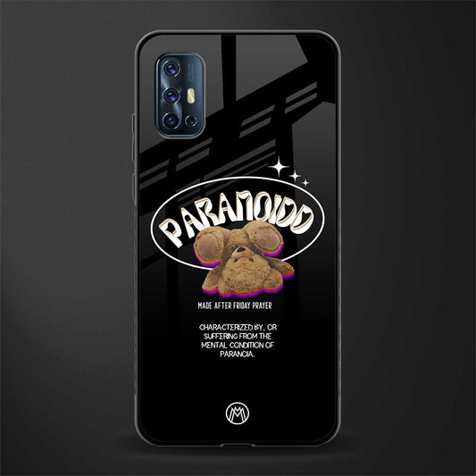 paranoid glass case for vivo v17 image
