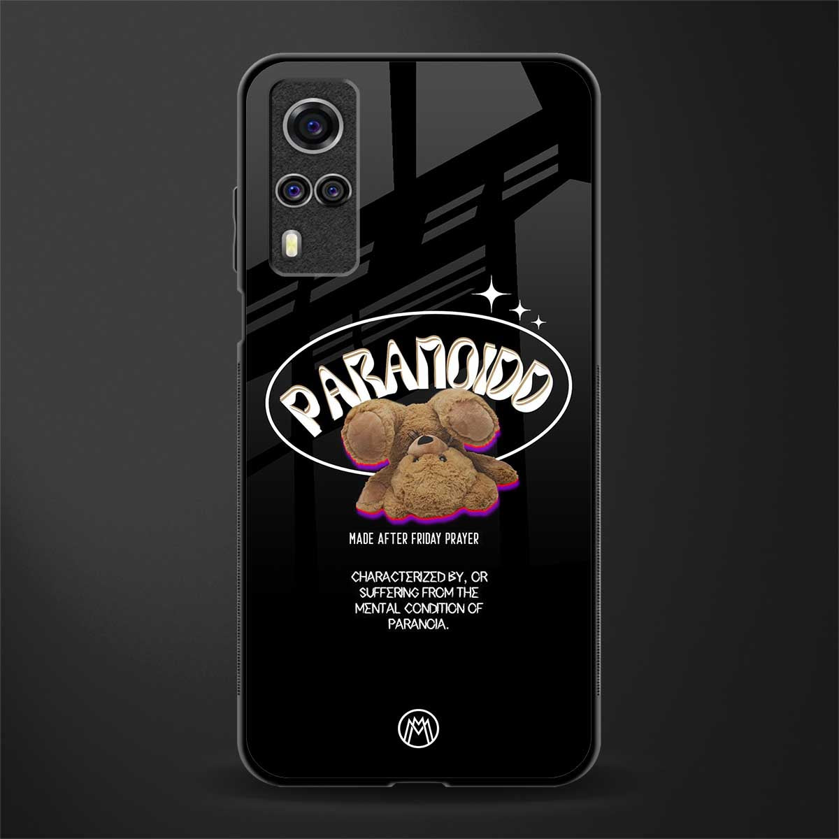 paranoid glass case for vivo y53s image