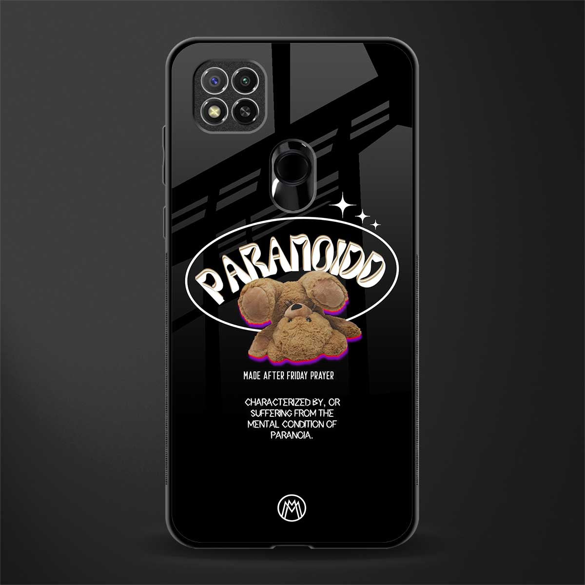 paranoid glass case for poco c31 image