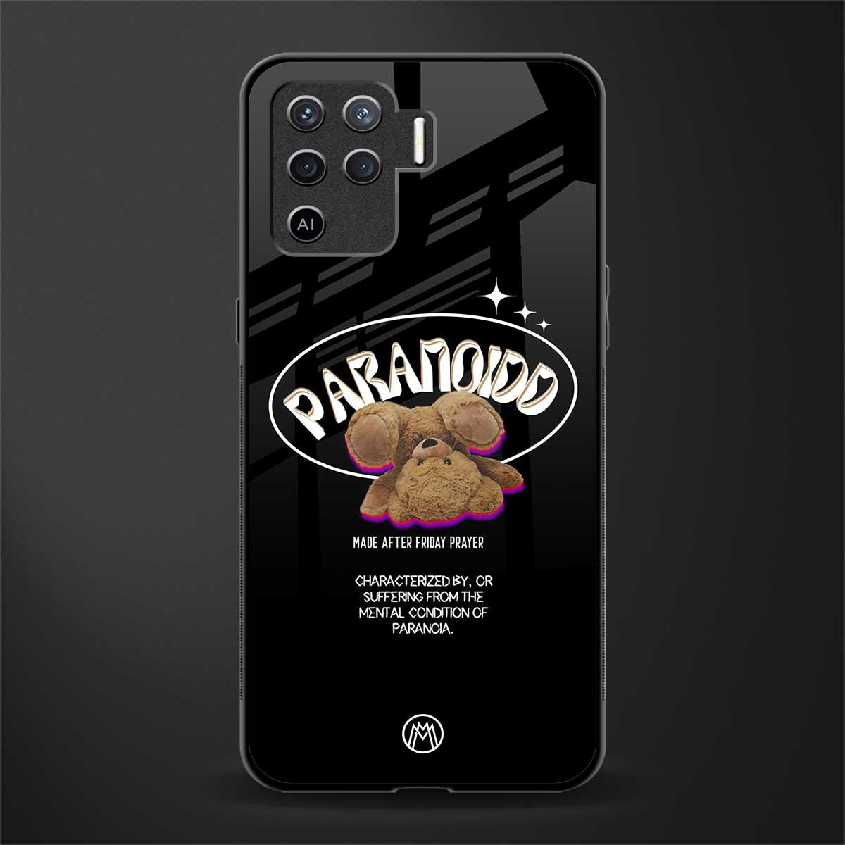 paranoid glass case for oppo f19 pro image