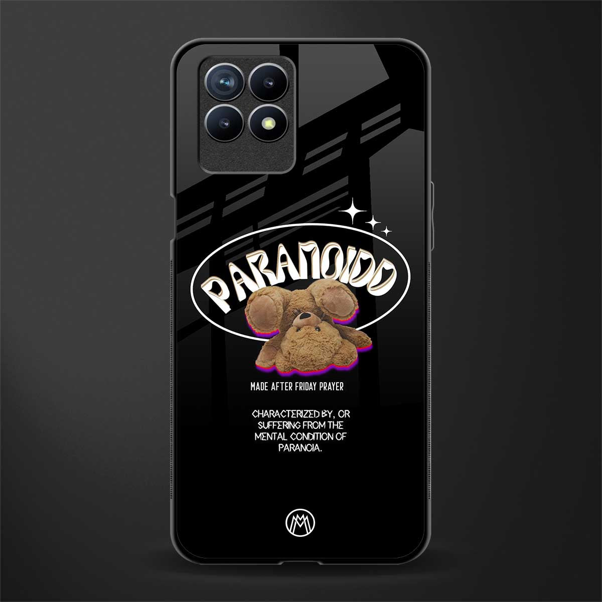 paranoid glass case for realme narzo 50 image