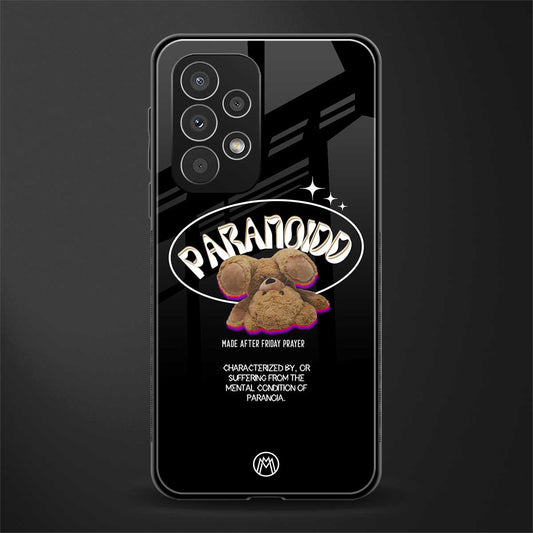 paranoid back phone cover | glass case for samsung galaxy a23
