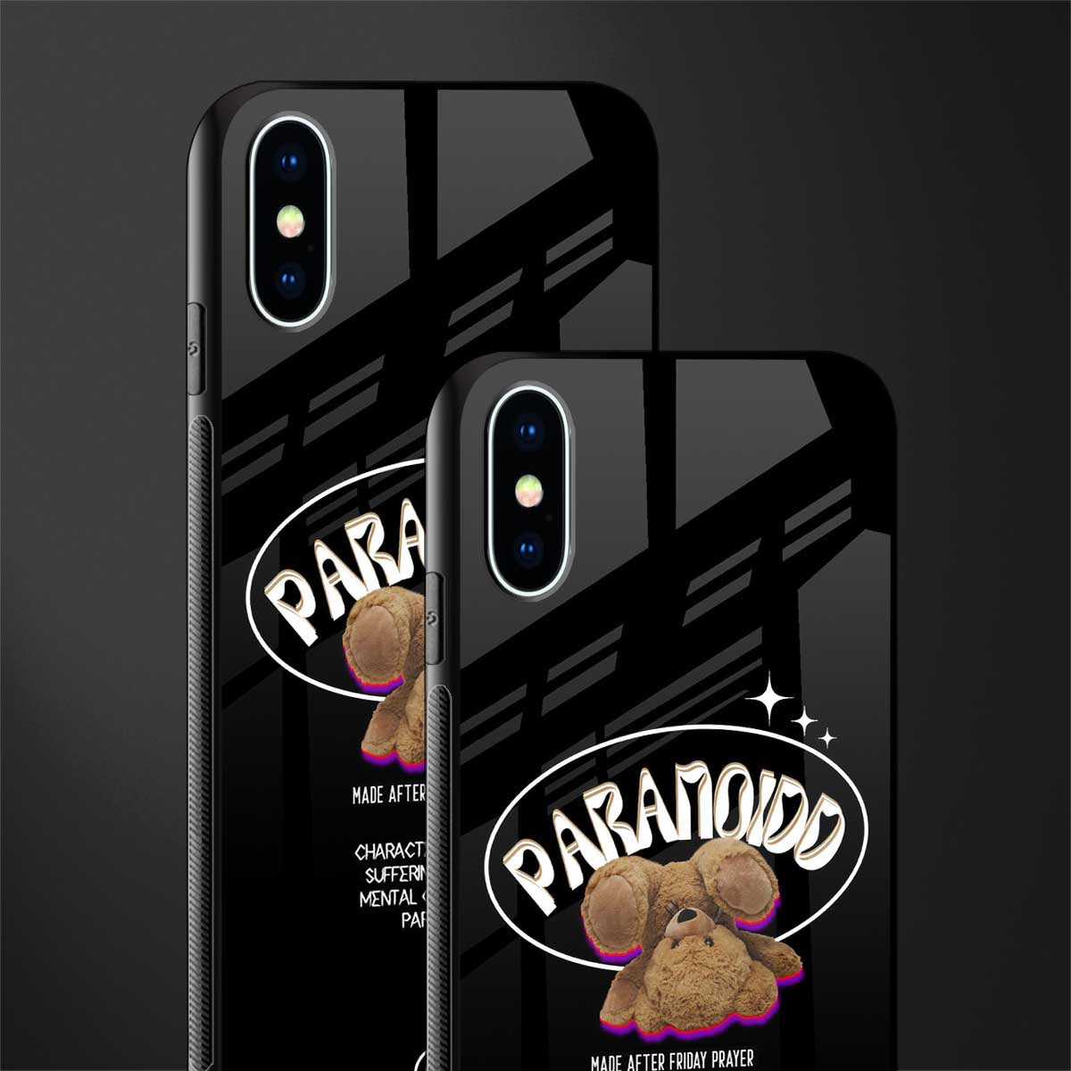 paranoid glass case for iphone xs image-2