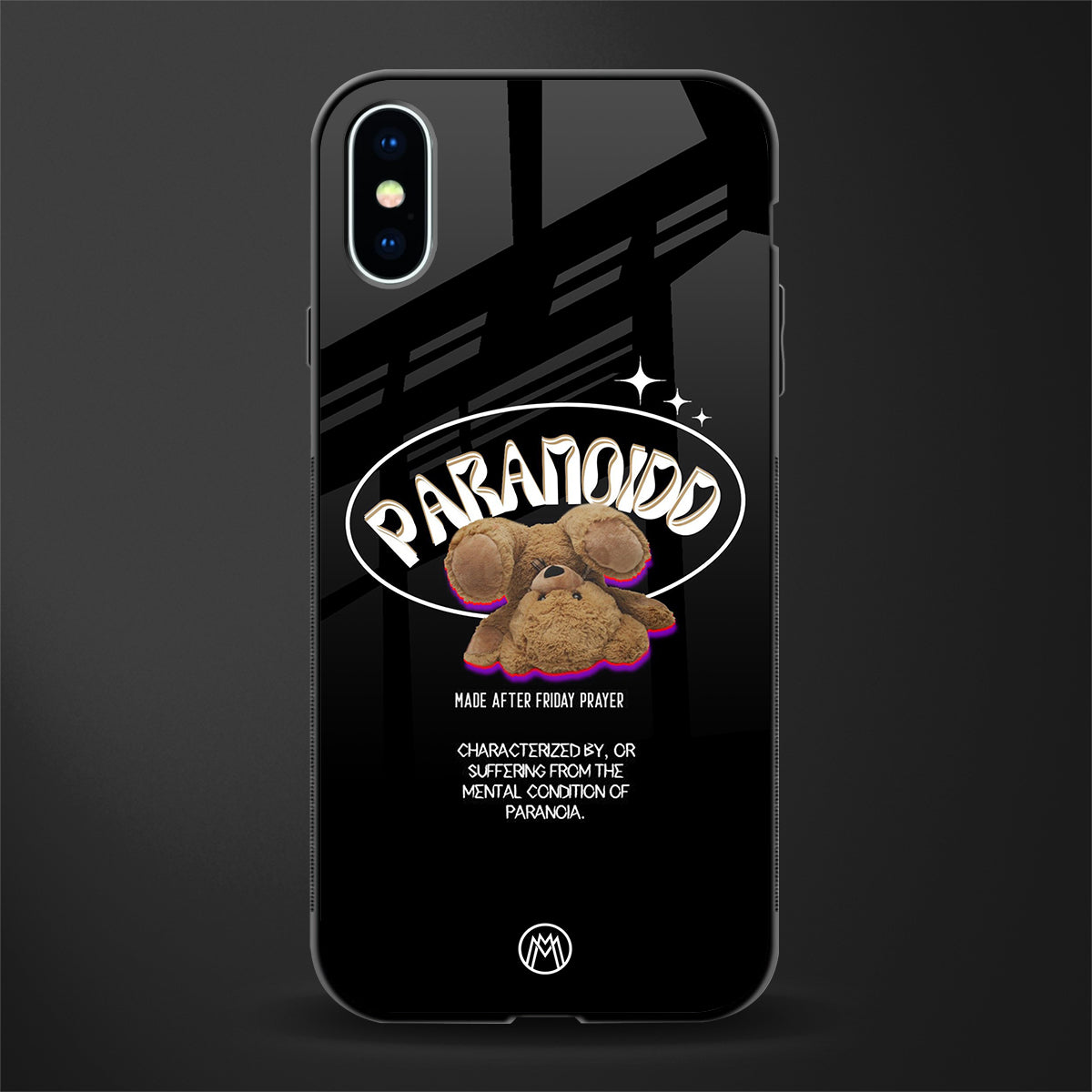 paranoid glass case for iphone xs image