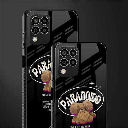 paranoid back phone cover | glass case for samsung galaxy m33 5g