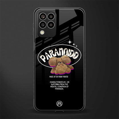 paranoid back phone cover | glass case for samsung galaxy m33 5g