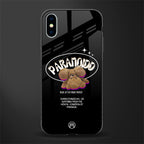 paranoid glass case for iphone x image