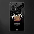 paranoid back phone cover | glass case for oppo f21 pro 4g