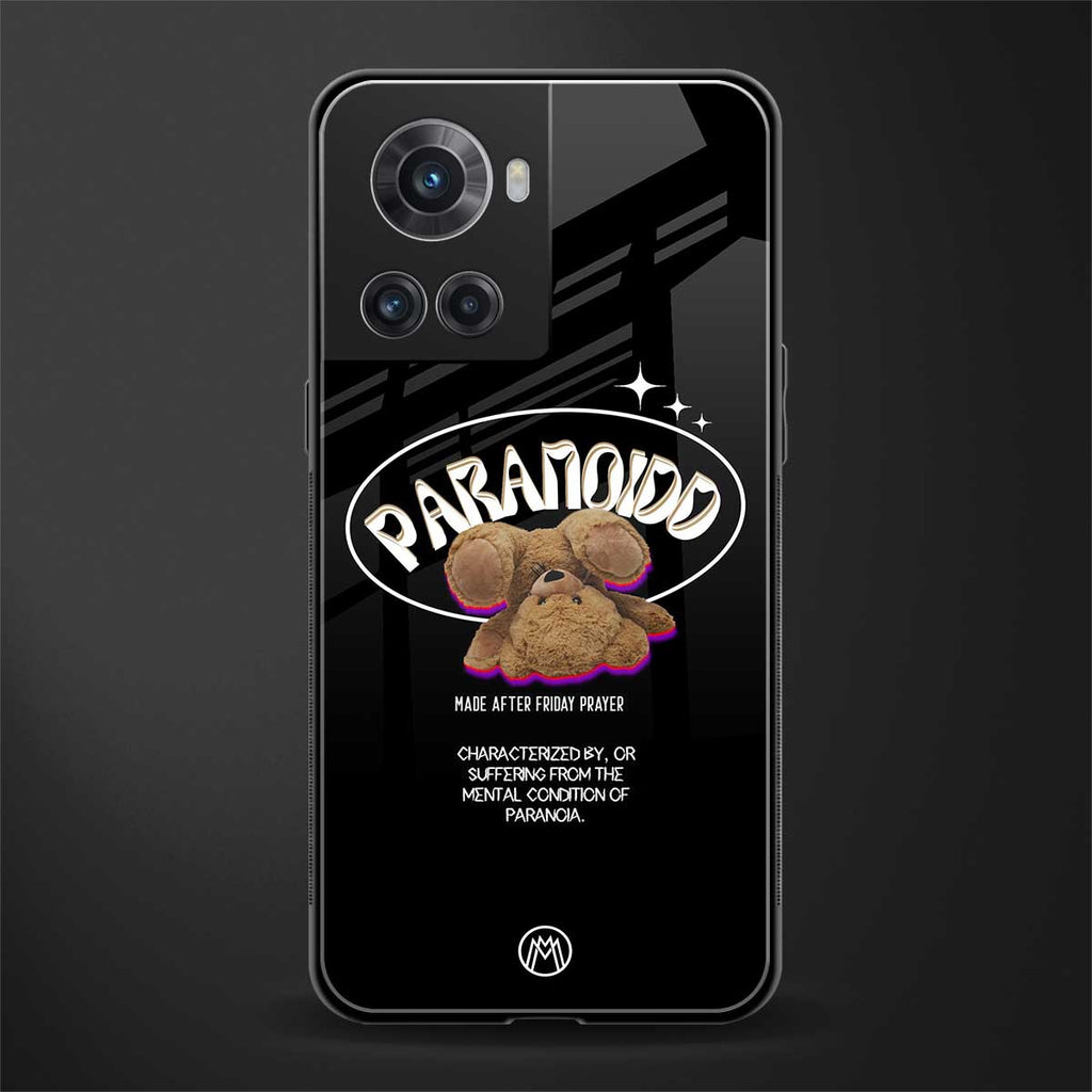 paranoid back phone cover | glass case for oneplus 10r 5g