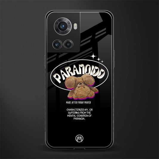 paranoid back phone cover | glass case for oneplus 10r 5g